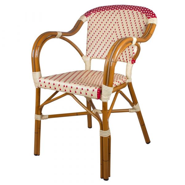 Silla Exterior Bistro Bambu y Rattan