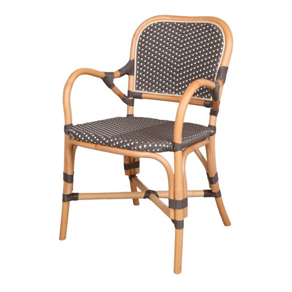 Silla Reposabrazos Estilo Bistro VILLARES