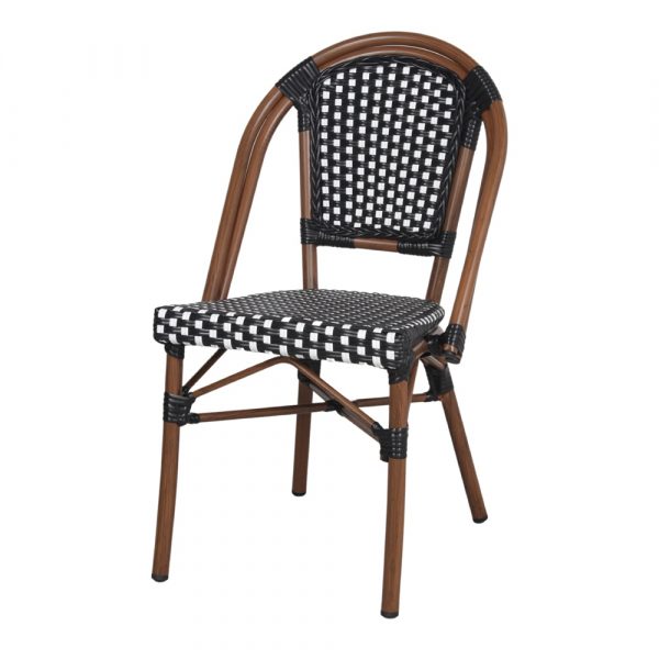 Silla Metalica Bistro Rattan Sintetico SALADETTA