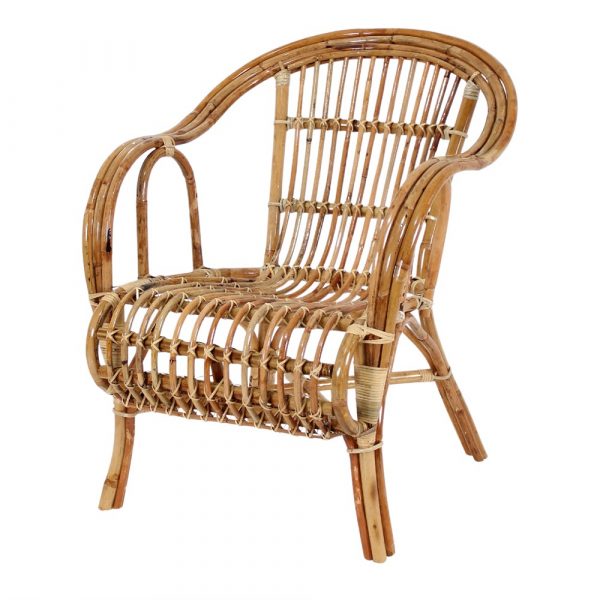 Silla en Rattan Fibra Natural DALIA