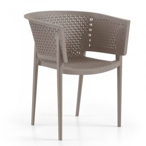Sillon Polipropileno Gris INSULA